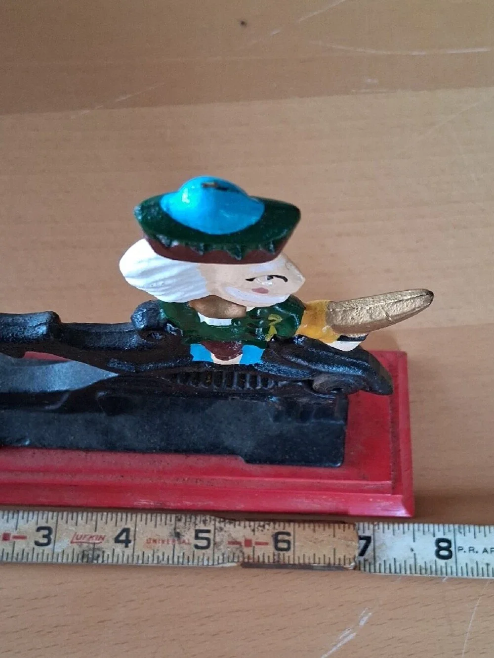 Painted Nutcracker Clamp Accent